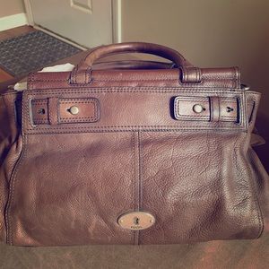 Fossil Leather Brown Purse